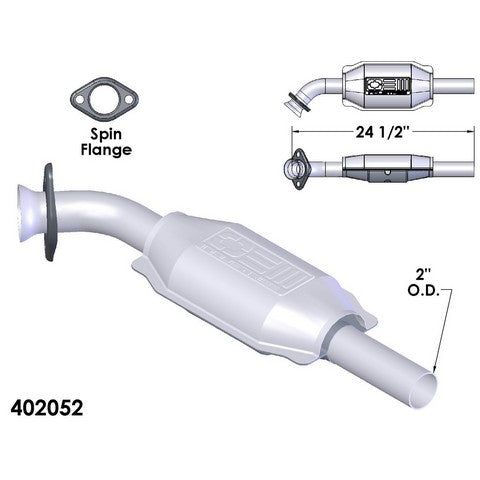 Catalytic Converter OEM Industries 402052