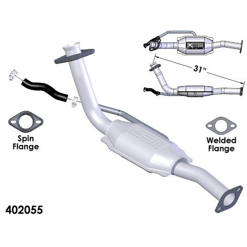 Catalytic Converter OEM Industries 402055