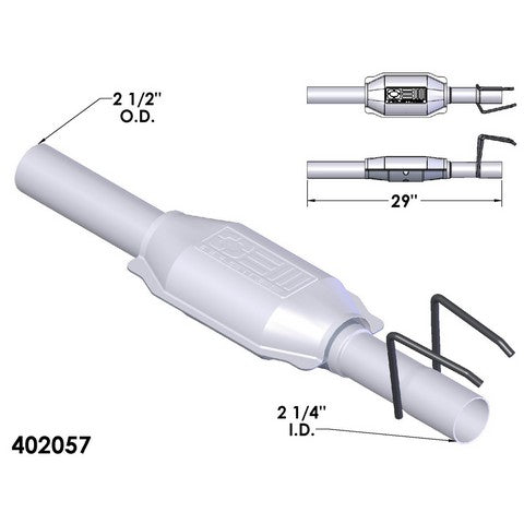 Catalytic Converter OEM Industries 402057