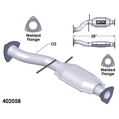 Catalytic Converter OEM Industries 402058