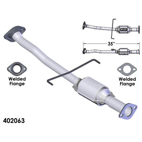 Catalytic Converter OEM Industries 402063