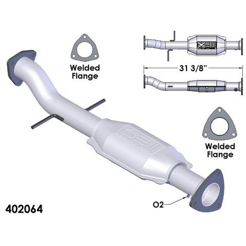 Catalytic Converter OEM Industries 402064