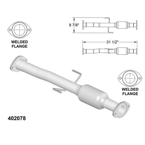Catalytic Converter OEM Industries 402078