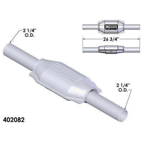 Catalytic Converter OEM Industries 402082