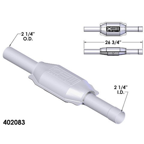 Catalytic Converter OEM Industries 402083