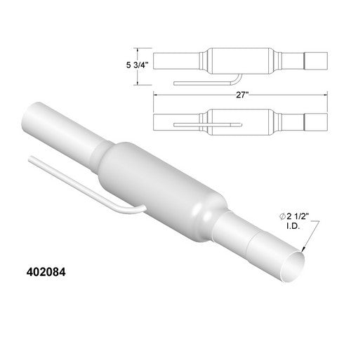 Catalytic Converter OEM Industries 402084