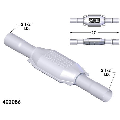 Catalytic Converter OEM Industries 402086