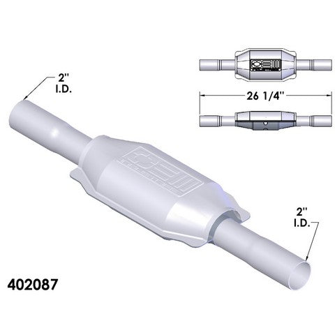 Catalytic Converter OEM Industries 402087