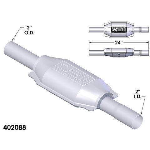 Catalytic Converter OEM Industries 402088