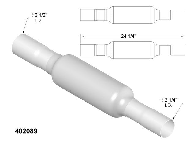Catalytic Converter OEM Industries 402089