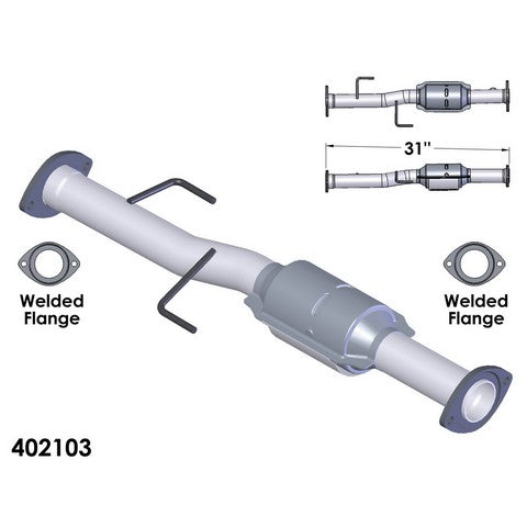 Catalytic Converter OEM Industries 402103