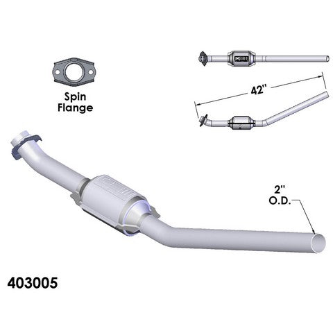 Catalytic Converter OEM Industries 403005
