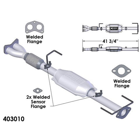 Catalytic Converter OEM Industries 403010