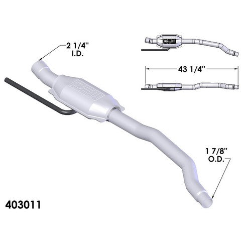 Catalytic Converter OEM Industries 403011