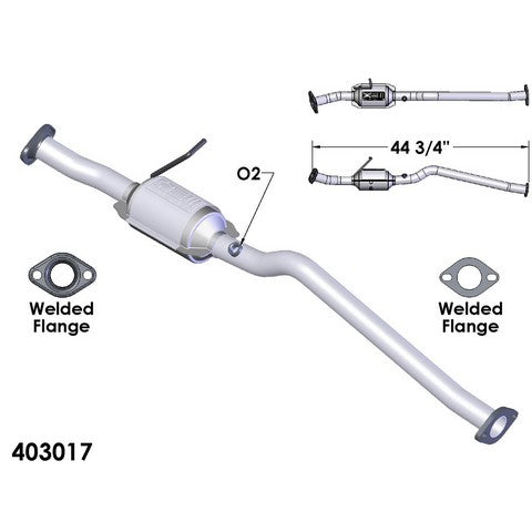 Catalytic Converter OEM Industries 403017