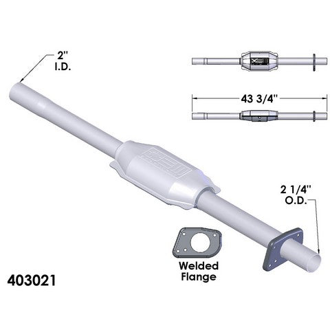 Catalytic Converter OEM Industries 403021