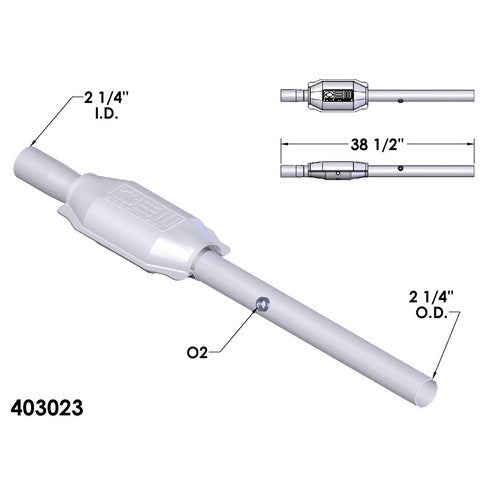 Catalytic Converter OEM Industries 403023