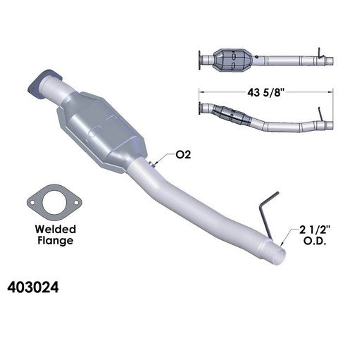 Catalytic Converter OEM Industries 403024