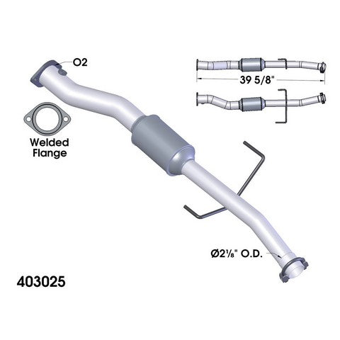 Catalytic Converter OEM Industries 403025
