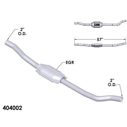 Catalytic Converter OEM Industries 404002