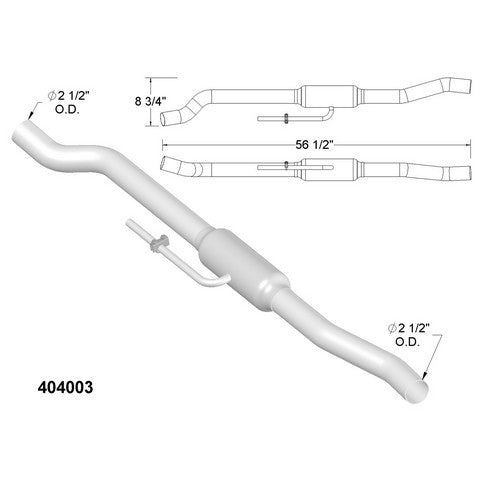 Catalytic Converter OEM Industries 404003