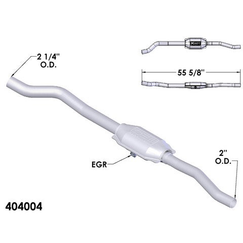 Catalytic Converter OEM Industries 404004