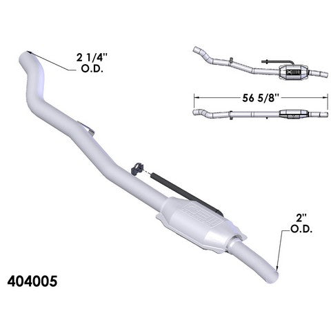 Catalytic Converter OEM Industries 404005