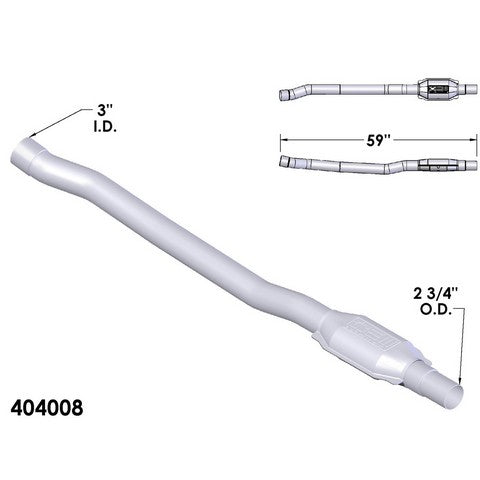 Catalytic Converter OEM Industries 404008