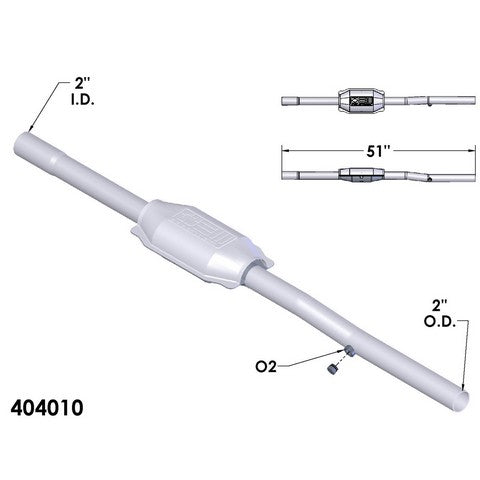 Catalytic Converter OEM Industries 404010