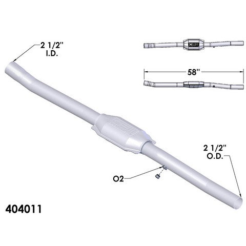 Catalytic Converter OEM Industries 404011