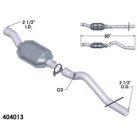 Catalytic Converter OEM Industries 404013