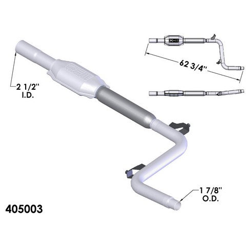 Catalytic Converter OEM Industries 405003