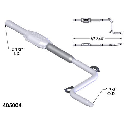 Catalytic Converter OEM Industries 405004