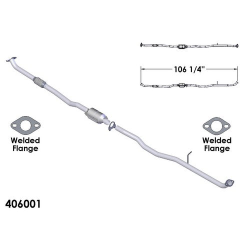 Catalytic Converter OEM Industries 406001