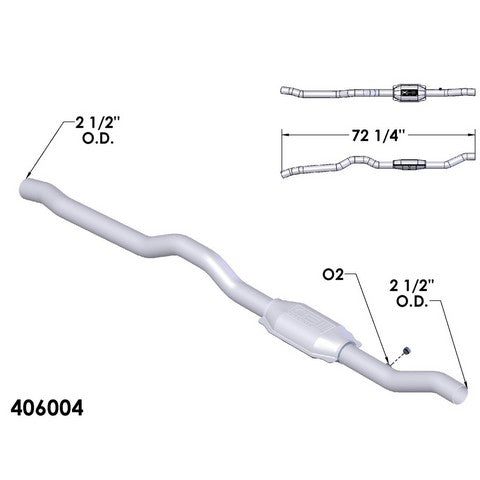 Catalytic Converter OEM Industries 406004