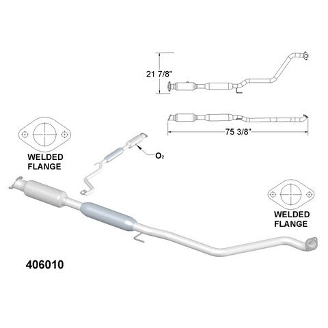 Catalytic Converter OEM Industries 406010