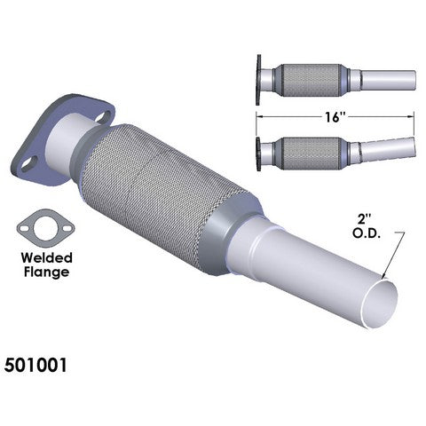 Exhaust Pipe OEM Industries 501001