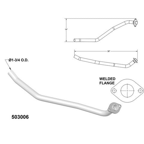 Exhaust Pipe OEM Industries 503006