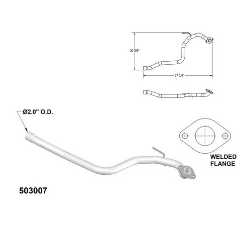 Exhaust Pipe OEM Industries 503007