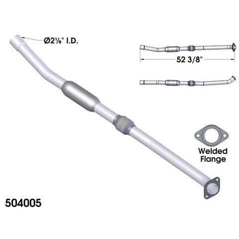 Exhaust Pipe OEM Industries 504005