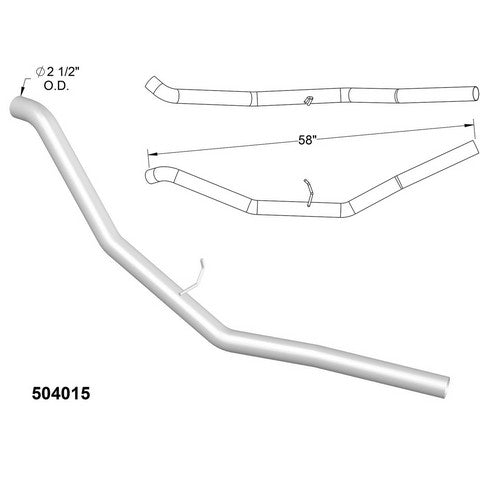 Exhaust Pipe OEM Industries 504015