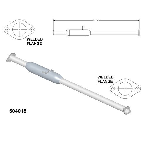 Exhaust Pipe OEM Industries 504018