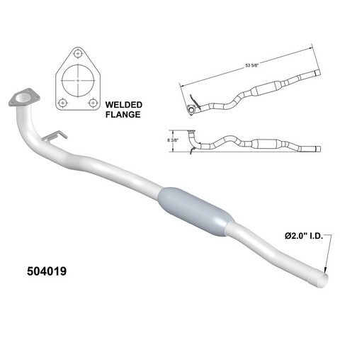 Exhaust Pipe OEM Industries 504019