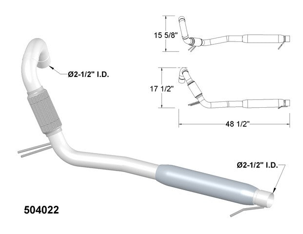 Exhaust Resonator Assembly OEM Industries 504022