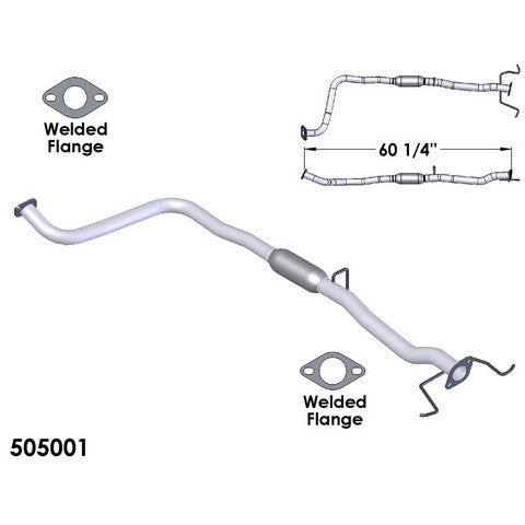 Exhaust Pipe OEM Industries 505001