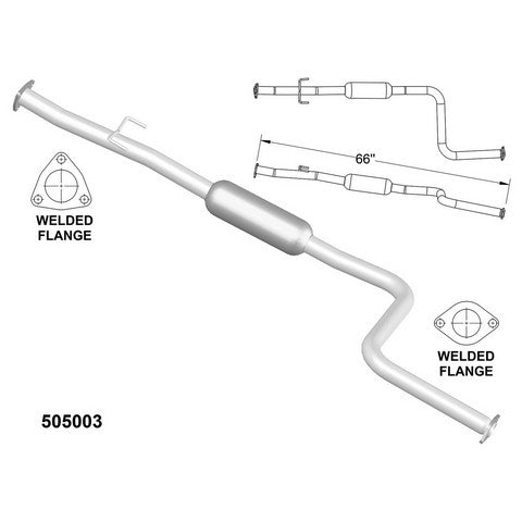 Exhaust Pipe OEM Industries 505003