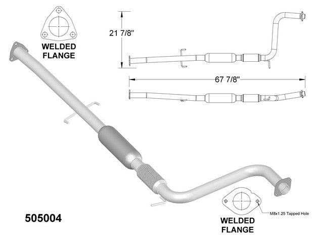 Exhaust Pipe OEM Industries 505004