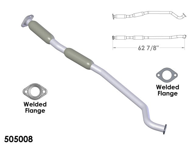 Exhaust Pipe OEM Industries 505008