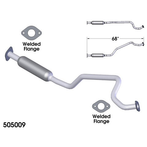 Exhaust Pipe OEM Industries 505009