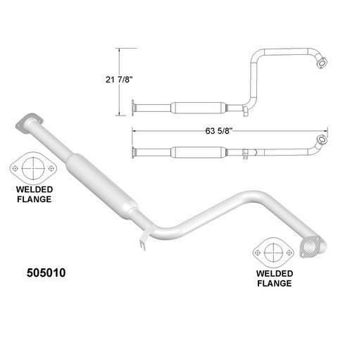Exhaust Pipe OEM Industries 505010